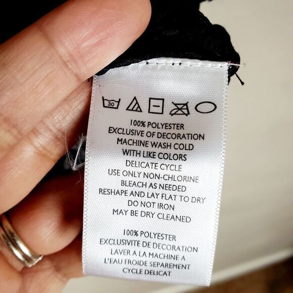 Kimchi Blue Black Sheer Balloon Sleeve Blouse Women Size Small Romantic Coquette - Picture 3 of 12